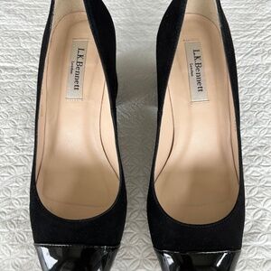 L.K. Bennett Women’s Black Court Shoes
